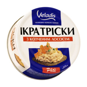 Ікра тріски PATE з копченим лососем "Veladis", 100 г, ціна за шт