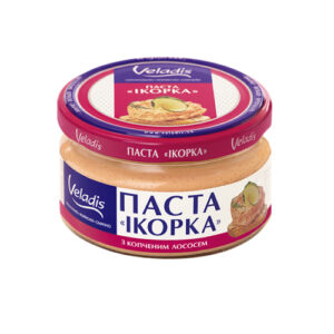 Паста "Ікорка" з копченим лососем "Veladis", 160 г, ціна за шт