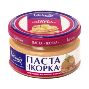 Паста "Ікорка" зі шматочками копченої форелі "Veladis", 160 г, ціна за шт