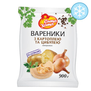 Вареники "Сита Хата" з картоплею та смаженою цибулею, 900 г, ціна за шт