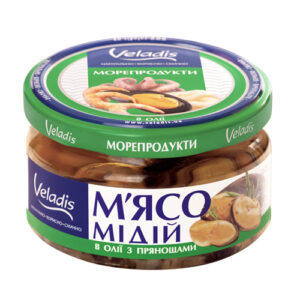 М'ясо мідій в олії з прянощами "Veladis", 200 г, ціна за шт