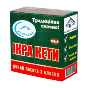 Ікра лососева "Камчадал" кета, 100 г, ціна за шт