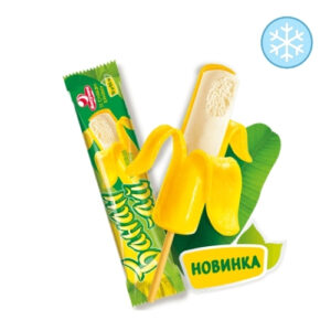 Морозиво "Ласунка" БАНАН-АЙ, 75 г, ціна за шт