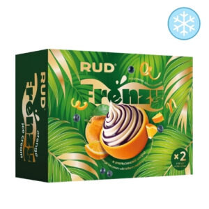 Морозиво "Рудь" апельсиновий десерт FRENZY ORANGE, 160 г (2*80 г), ціна за шт