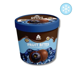 Морозиво десерт "Рудь" Fruit Bites лохина в шоколаді, 140 г, ціна за шт