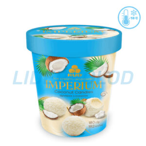 Морозиво десерт "Рудь" Imperium Coconut candies, 180 г, ціна за шт