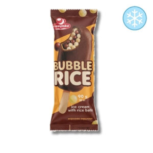 Морозиво "Ласунка" "Bubble rice" ескімо з какао у кондитерській глазурі, 90 г, ціна за шт