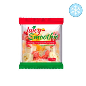 Суміш овочево-фруктова "Juicy-Smoothie" манго-диня-полуниця, 120 г, ціна за шт