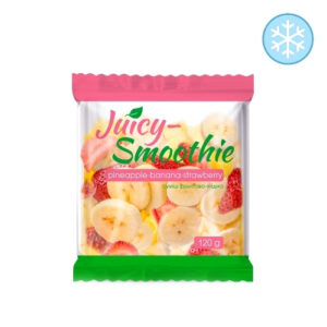 Суміш овочево-фруктова "Juicy-Smoothie" ананас-банан-полуниця, 120 г, ціна за шт
