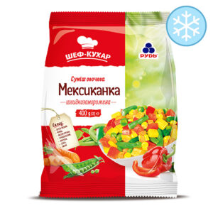 Суміш овочева "Рудь" для жарки "МЕКСИКАНКА", 400 г, ціна за шт
