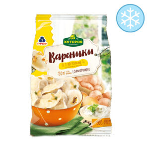 Вареники "Хуторок" з картоплею та цибулею, 900г, ціна за шт