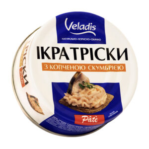 Ікра тріски PATE з копченою скумбрією "Veladis", 100 г, ціна за шт