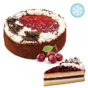 Торт "Рудь" кондитерський "Вишня з вершками", 600 г, ціна за шт
