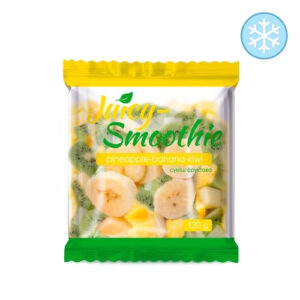 Суміш овочево-фруктова "Juicy-Smoothie" ананас-банан-ківі, 120 г, ціна за шт