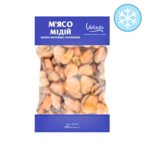 Мідії "Veladis" вар./мор. вакум,400 г, ціна за шт